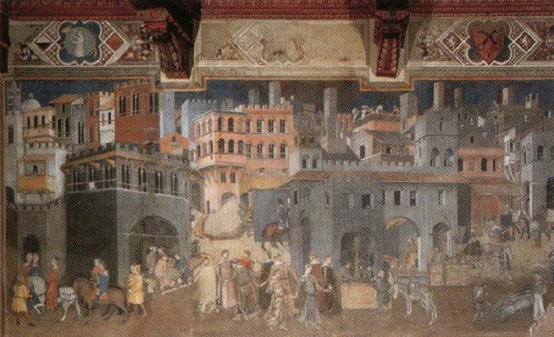 Ambrogio Lorenzetti Effects of Good Government in the City